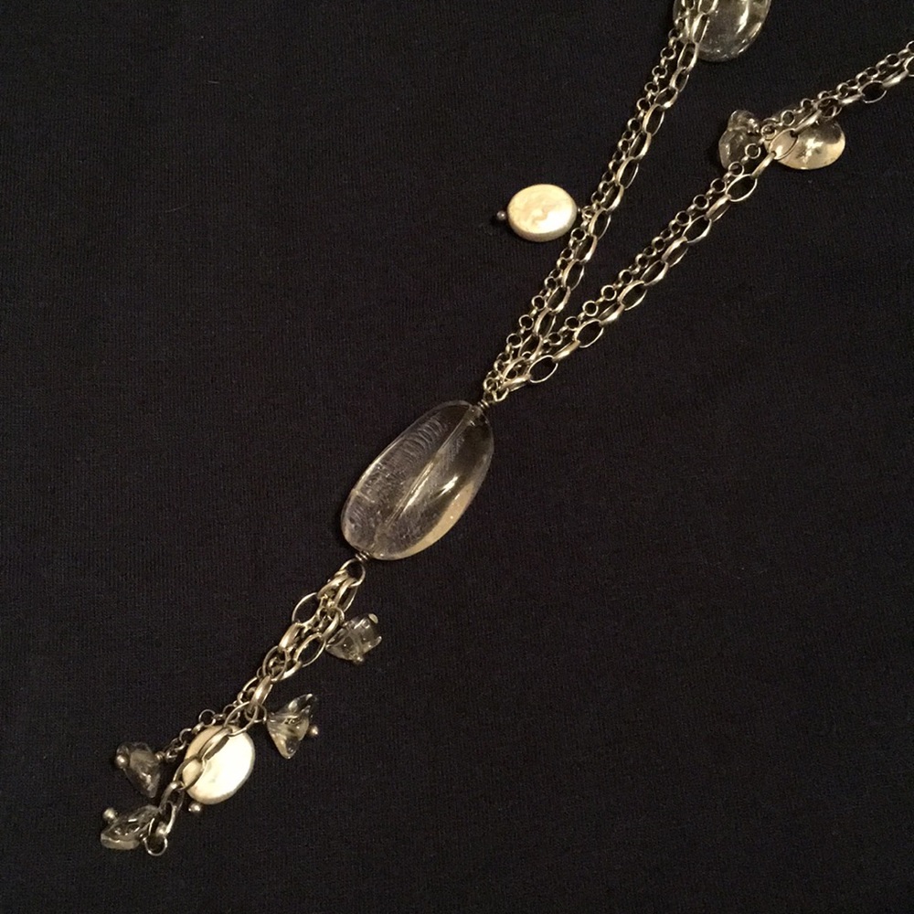 Silpada crystal pearl necklace